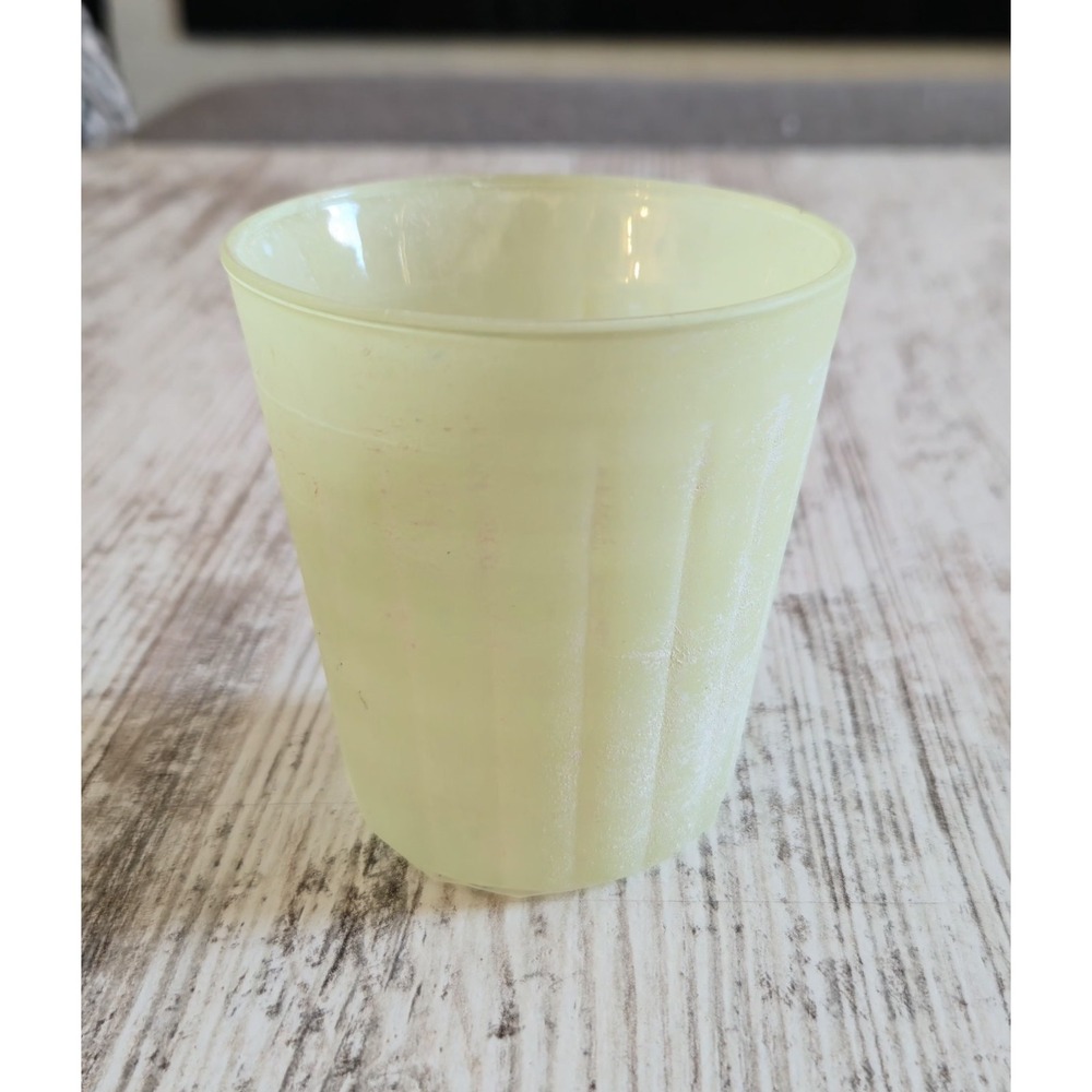 Pink Zebra Green Crackle Glass Simmering Light Replacement Warming Shade 3.5"